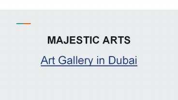 Art Gallery in Dubai
