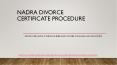 Provide the Divorce Certificate in Pakistan in a Proper Way PowerPoint PPT Presentation