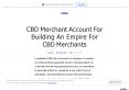 CBD Merchant Account For Building An Empire For CBD Merchants PowerPoint PPT Presentation