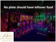 No plate should have leftover food