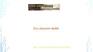 Eso character builds