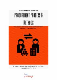 What is Procurement Methods and Process-ITFC