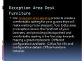 Reception area desk PowerPoint PPT Presentation