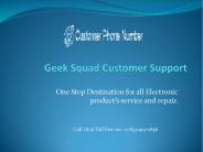 Geek Squad 24*7 Support Number in USA