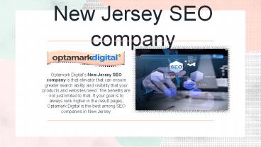 New Jersey SEO company - Optamark Digital