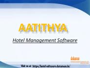 Hotel management software