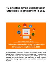 10 Effective Email Segmentation Strategies To Implement In 2020