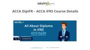 ACCA DipIFR – ACCA IFRS Course Details