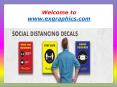 Get Ready to Reopen by Adding Custom Design Social Distancing Window & Wall Clings PowerPoint PPT Presentation