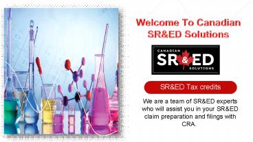 Canadian SRED Tax Credits – Canadian SRED Solutions