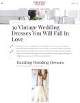 39 Vintage Wedding Dresses You Will Fall In Love PowerPoint PPT Presentation
