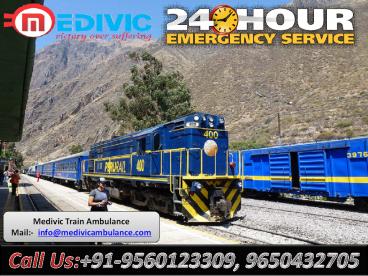 Medivic Train Ambulance in Kolkata and Guwahati provides Every Facility at a Reasonable Budget