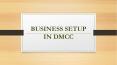 Business Setup in DMCC PowerPoint PPT Presentation