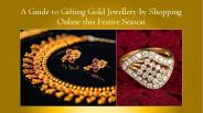 Guide to Gifting Gold Jewellery This Season