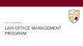 Law Office Management Program - Siotoh Academy PowerPoint PPT Presentation