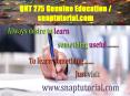 QNT 275 Genuine Education / snaptutorial.com PowerPoint PPT Presentation