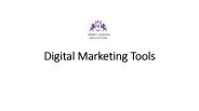 Digital Marketing Tools
