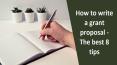 How to write a grant proposal — The best 8 tips PowerPoint PPT Presentation