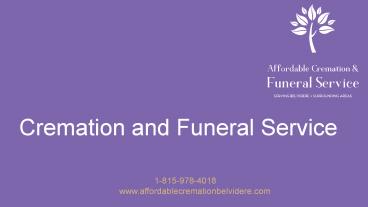 Cremation and Funeral Service| Dedicate Arrangement services (1)