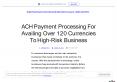 ACH Payment Processing PowerPoint PPT Presentation