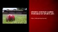 Sports Fantasy Games powered by Sports API PowerPoint PPT Presentation