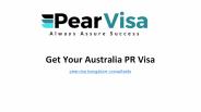 Get Your Australia PR Visa | Pearvisa Immigration