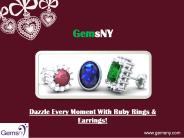 Dazzle Every Moment With Ruby Rings & Earrings