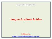 magnetic phone holder