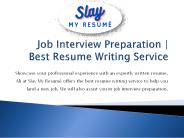 Job Interview Preparation | Best Resume Writing Service
