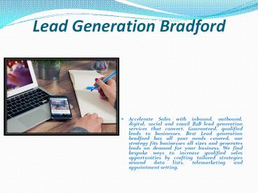 Lead Generation Bradford