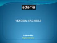 vending machines