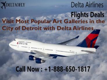 Visit Most Popular Art Galleries in the City of Detroit with Delta Airlines