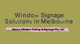 Window Signage Solutions in Melbourne PowerPoint PPT Presentation