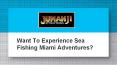 Want To Experience Sea Fishing Miami Adventures? PowerPoint PPT Presentation