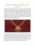Jewellery Trends – 2020-2021 - Aura Jewels PowerPoint PPT Presentation