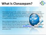 How effective is Clonazepam for SAD?