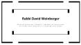 Rabbi David Weinberger - Problem Solver and Creative Thinker PowerPoint PPT Presentation