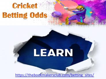 Cricket Betting Odds Do you feel that India can reign supreme within the World Cup 2020?