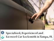 Specialized, Experienced and Licensed Car Locksmith in Tampa, FL