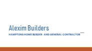 Eastern long island builders