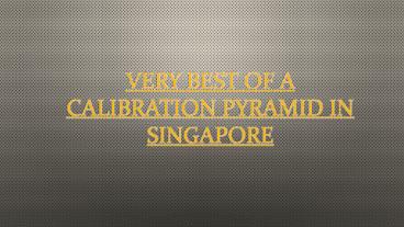 Best of Calibration Services Singapore