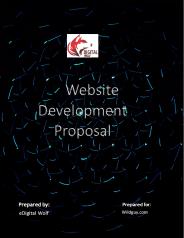 web design proposal template