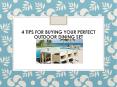 4 Tips For Buying Your Perfect Outdoor Dining Set