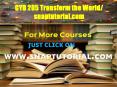 CYB 205 Transform the World / snaptutorial.com PowerPoint PPT Presentation