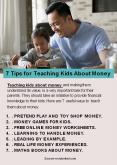 7 Tips for Teaching Kids About Money PowerPoint PPT Presentation