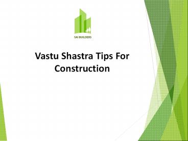 Vastu Shastra Tips For Your building