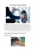 Tips to Make Laundry Smell Good - Hello Laundry PowerPoint PPT Presentation