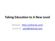 Taking Education to A New Level