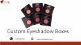 Custom eye shadow packaging with Logo in Texas,USA