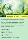 Benefits of Green Cleaning PowerPoint PPT Presentation